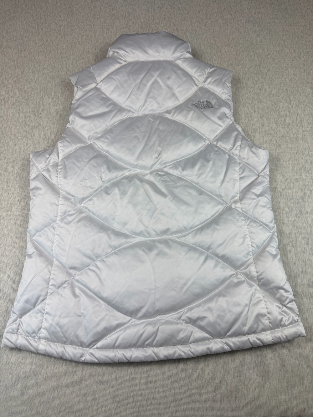 NWT The North Face Aconcagua 550 Goose Down Puffer Vest Women’s Large White Blue - Picture 2 of 13